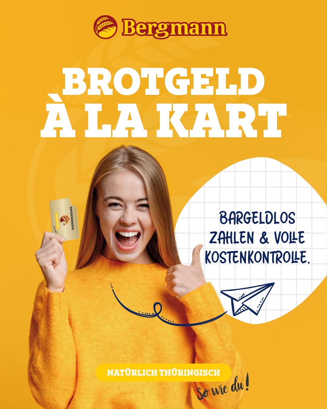 Kampagnenmotiv: Brotgeld à la Kart